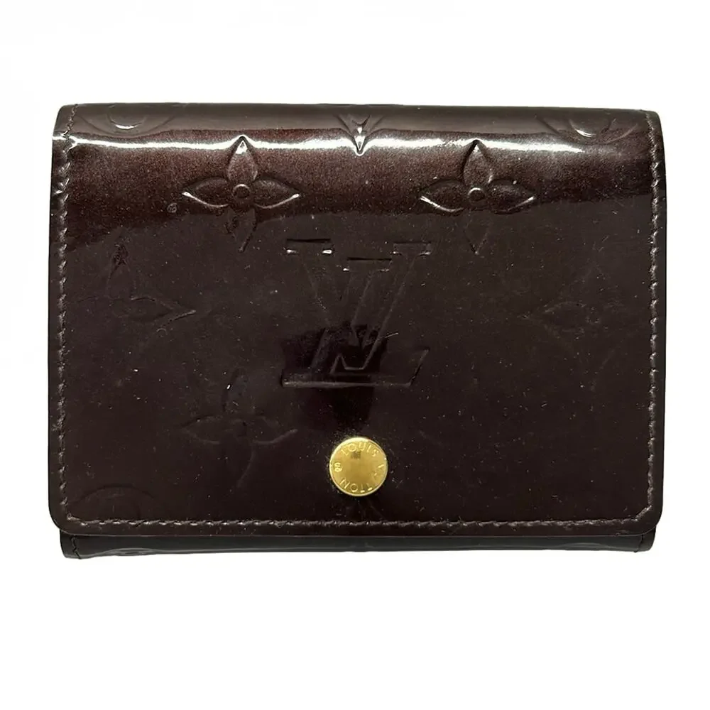 Louis Vuitton Enveloppe Carte de Visit Monogram Vernis Business Card Holder